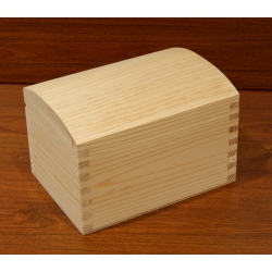 Kuferek 13,5x9x8,5cm,  kuferek mały drewniany